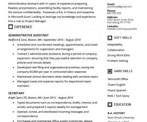 Administrative Assistant Resume Example & Composing Tips