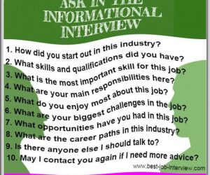 Informational Interview Letter